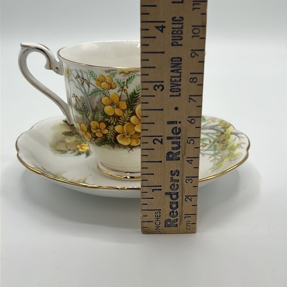 ROYAL ALBERT BONE CHINA MADE IN ENGLAND PARTRIDGE PEA TEACUP AND SAUCER SET Tea - Picture 9 of 9